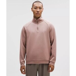 Lululemon-Men-Smooth Spacer Quarter Zip-Ashen Rose